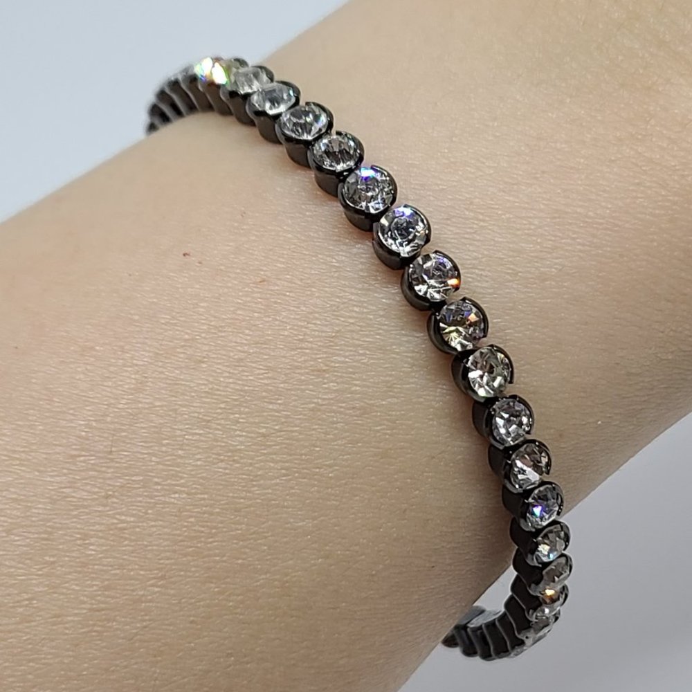 Bendable Faux Diamond Bracelet
